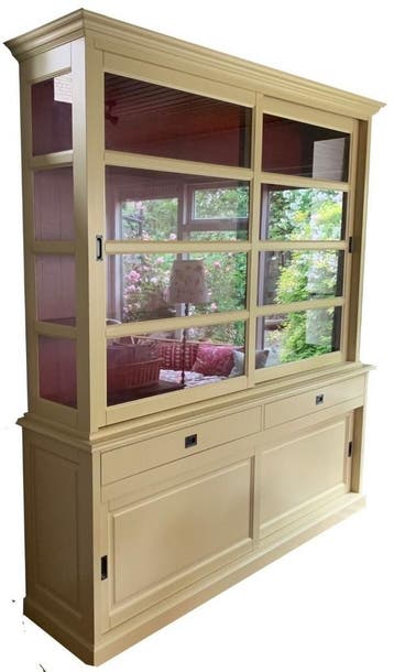Buffetkast roomgeel – rood Nijkerk 220 x 240cm, Ophalen of Verzenden, Nieuw