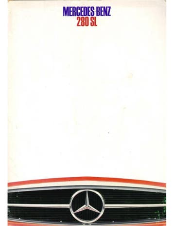 1968 MERCEDES BENZ 280 SL BROCHURE NEDERLANDS, Boeken, Nieuw, Author