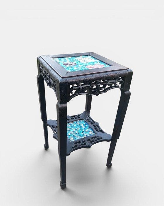 Bijzettafel - hard hout, Antiek en Kunst, Kunst | Designobjecten