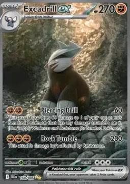 Pokémon TCG - Excadrill ex - Black Bolt - 168/086, Verzenden, Zo goed als nieuw