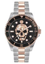 Philipp Plein PWOAA0822 The Skull Diver horloge 44 mm, Overige merken, Staal, Verzenden, Polshorloge
