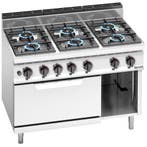 GGM Gastro | Gasfornuis - Lorenzo 700 - 1200x714x1070mm - |, Verzenden