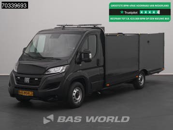 Fiat Ducato 140pk 457cm XL Automaat Lier Open Box Scooter /, Automaat, Gebruikt, Euro 6, Zwart