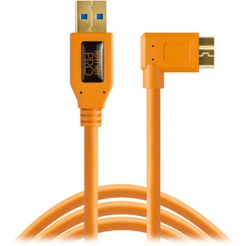 Tether Tools TetherPro USB 3.0 A male naar Micro B Right, Ophalen of Verzenden, Nieuw