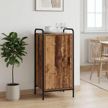 vidaXL Dressoir Oud hout 97 x 33 x 81 cm Bewerkt hout, Verzenden, Nieuw, Overige houtsoorten, Minder dan 50 cm