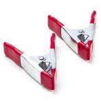 Veerklem | Toolland | 2.5 cm | 2 stuks (Metaal), Verzenden, Nieuw
