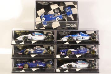Minichamps 1:43 - Modelauto (7) - Lot of 7 Formula 1 Models, Nieuw