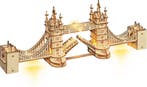 Robotime Tower Bridge Bouwpakket Miniatuurhuis Knutselen, Verzenden, Nieuw