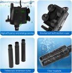 Aquarium pomp - Dompelpomp (25W 1500L/H) multifunctionele po, Dieren en Toebehoren, Verzenden, Zo goed als nieuw