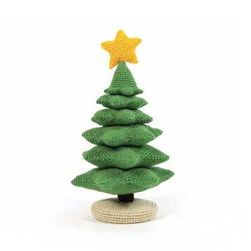 Kerstboom Haken voor Mini Kerststal - Haakpret Anja Toonen, Ophalen of Verzenden, Nieuw