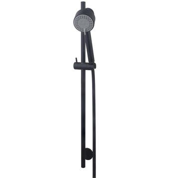Saniflex black series luxe douche glijstangset compleet zwar, Verzenden, Nieuw