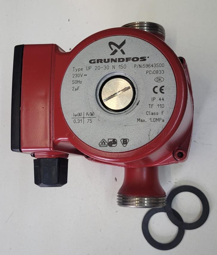 Grundfos UP 20 30N 150 tapwater pomp NIEIW 59643500, Doe-het-zelf en Verbouw, Verwarming en Radiatoren, Nieuw, Ophalen of Verzenden