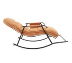 Nieuwe Bauhaus Schommelstoel – Verstelbaar Grijs en Oranje, Verzenden, Nieuw