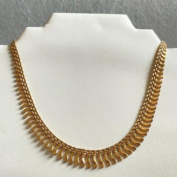 Halsketting - 18 karaat Geel goud - Halsketting in 18k goud, Sieraden, Tassen en Uiterlijk, Nieuw