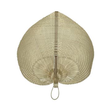bamboe waaier naturel 70cm*, Verzenden, Nieuw