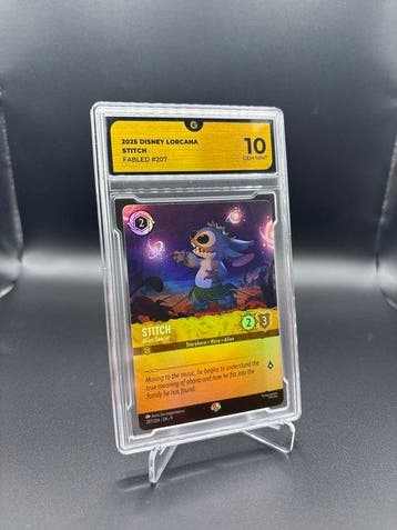 Disney - 1 Graded card - Disney Lorcana - Stitch FABLED 207, Nieuw