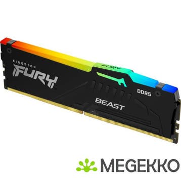 Kingston DDR5 FURY Beast RGB 1x8GB 6000, Verzenden, Nieuw