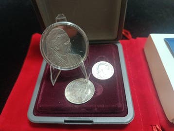 Nederland. Set 3 Coins Nederland, Koningin Emma, Silver
