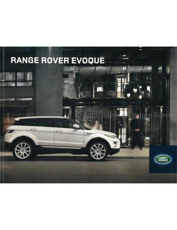 2012 RANGE ROVER EVOQUE BROCHURE NEDERLANDS, Boeken, Nieuw, Author