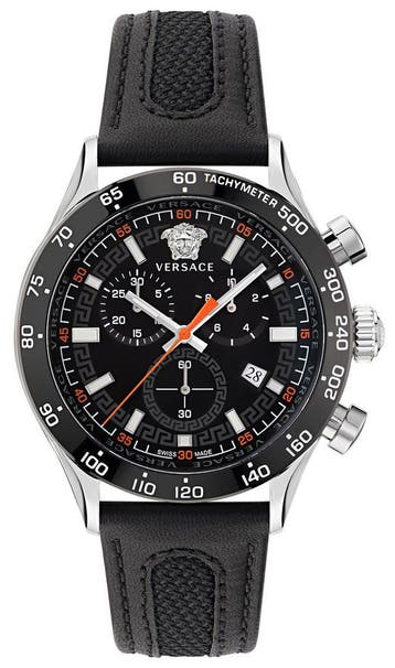Versace VE2U00122 Hellenyium Chrono horloge 43 mm, Overige merken, Staal, Verzenden, Polshorloge