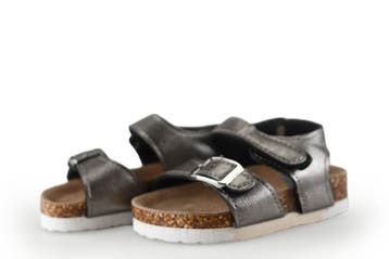 Birkenstock Sandalen Meisjes in maat 20 Zilver, Verzenden, Jongen of Meisje, Schoenen, Zo goed als nieuw
