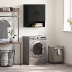 vidaXL Wandkast Zwart Eiken 60 x 31 x 70 cm Bewerkt hout, Huis en Inrichting, Kasten | Overige, Verzenden, Nieuw
