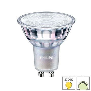 LED spot GU10 Philips CorePro 5 watt 2700K warm wit dimbaar, Verzenden, Nieuw, 30 tot 60 watt, Led-lamp