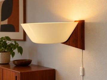Willem Hagoort – Vintage modernistische wandlamp –