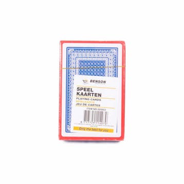Benson Speelkaarten - Plastic Coating - 54 stuks - 8.5 x..., Ophalen of Verzenden, Nieuw