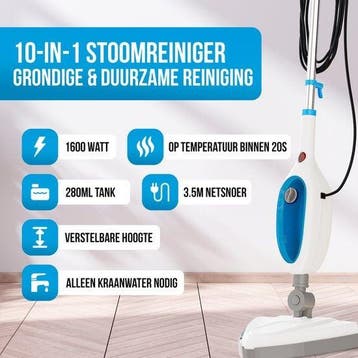 2dekans | Strex 12 in 1 Stoomreiniger & Handstomer - Stoom, Ophalen of Verzenden, Zo goed als nieuw
