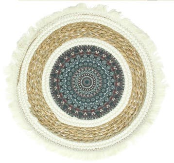 Wanddecoratie mandala rond 38 cm-1 stuks, Verzenden, Nieuw