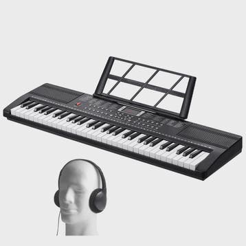 Digitale Keyboard Piano 61 Toetsen - Draagbaar, 200 Tones &, Muziek en Instrumenten, Bladmuziek, Verzenden