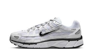 Nike P-6000 White Metallic Silver Black, Nieuw