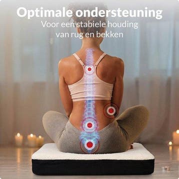 2dekans | VEX VX-102 Zitkussen met Gel - Ondersteunt de, Ophalen of Verzenden, Zo goed als nieuw