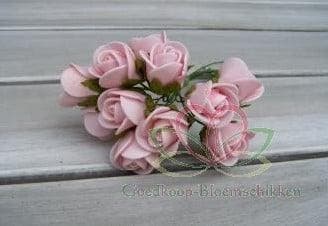 Mini Foam Roos Roze 2 cm Doos 144 stuks, Ophalen of Verzenden, Nieuw