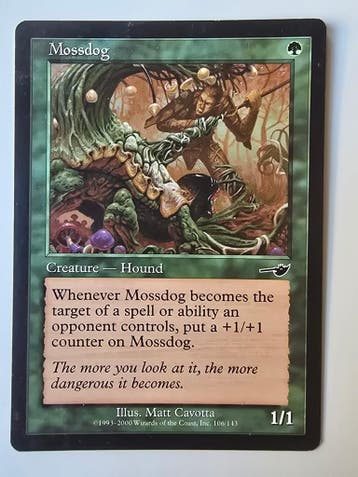MOSSDOG (NEMESIS) (106/143) (MTG) (TRADING CARD), Verzenden, Gebruikt