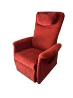 Fitform sta op stoel Welness Rood stof., Minder dan 75 cm, Ophalen of Verzenden, Zo goed als nieuw, 50 tot 75 cm