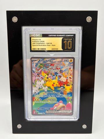 Pokémon - 1 Graded card - Pikachu ex - 30th Celebration -, Nieuw