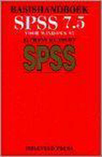 SPSS 7.5 (basishandboek) - A. de Vocht 9789055480753, Verzenden, Gelezen, A. de Vocht