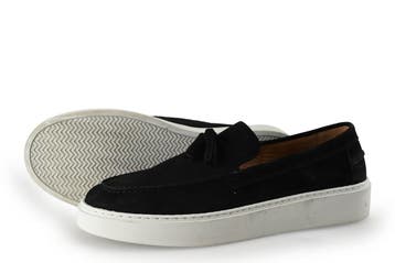 Manfield Loafers in maat 42 Zwart, Kleding | Heren, Schoenen, Loafers, Manfield, Verzenden, Zwart