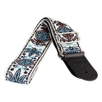 Gaucho GST-195-01 gitaarband, 2” jacquard weefsel, leren, Ophalen of Verzenden, Nieuw