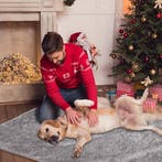 Nobleza 2 x hondendeken, fleece, zachte fleecedeken, wasbaar, Huis en Inrichting, Woonaccessoires | Overige, Verzenden, Zo goed als nieuw