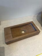 Houten fontein 40x19 cm – Compact en stijlvol voor toilet, Nieuw, Wasbak of Wastafel