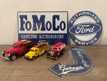 1:18 - Modelauto (6) - Ford & Coca-Cola - Ford & Coca-Cola, Nieuw