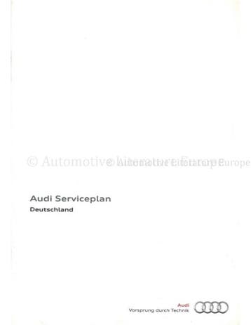 2010 AUDI A4 SEDAN ONDERHOUDSBOEKJE NEDERLANDS, Auto diversen, Handleidingen en Instructieboekjes