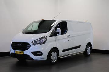Ford Transit Custom 2.0 TDCI 130PK L2 EURO 6, Stof, Gebruikt, Wit, Ford