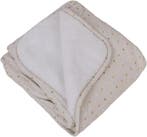 MamaLoes Stippen Fleece 70x90cm Babydeken, Verzenden, Nieuw