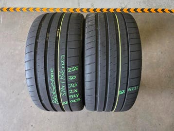 255/30/20 92Y BRIDGESTONE ZOMERBANDEN 6MM PROFIEL 2X, Ophalen, Gebruikt, 255 mm, Band(en)
