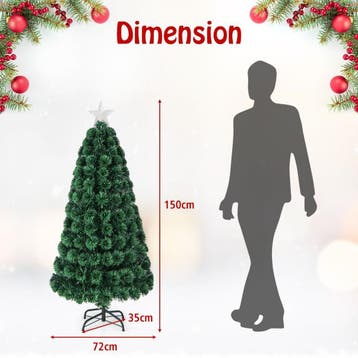 2dekans | Coast Kunstmatige Kerstboom - 150 cm - Groen - 170, Ophalen of Verzenden, Zo goed als nieuw