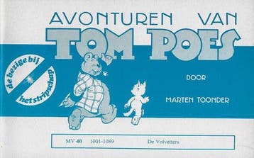 De volvetters / Avonturen van Tom Poes - Marten Toonder, Verzenden, Gelezen, Marten Toonder